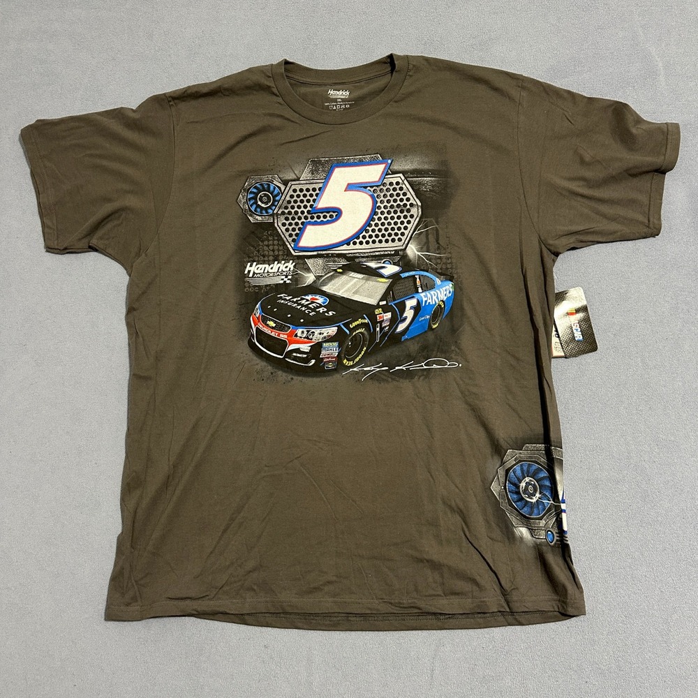 NASCAR‎ Kasey Kahne Farmers Insurance 5 Hendrick Motorsports Mens T Shirt 2XL